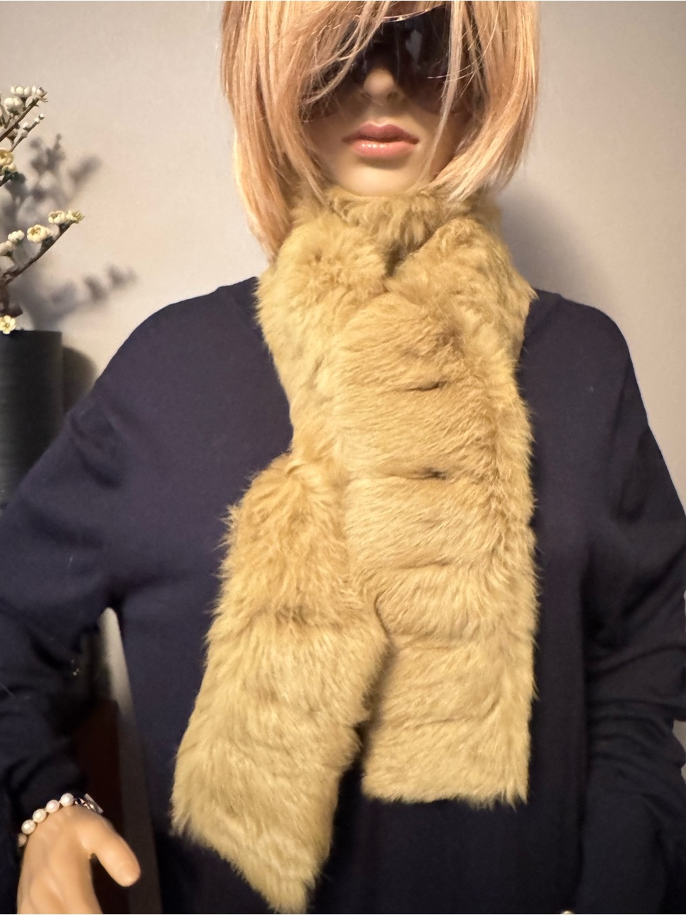 Soft Fur Scarf Warm Women's Winter Accessory